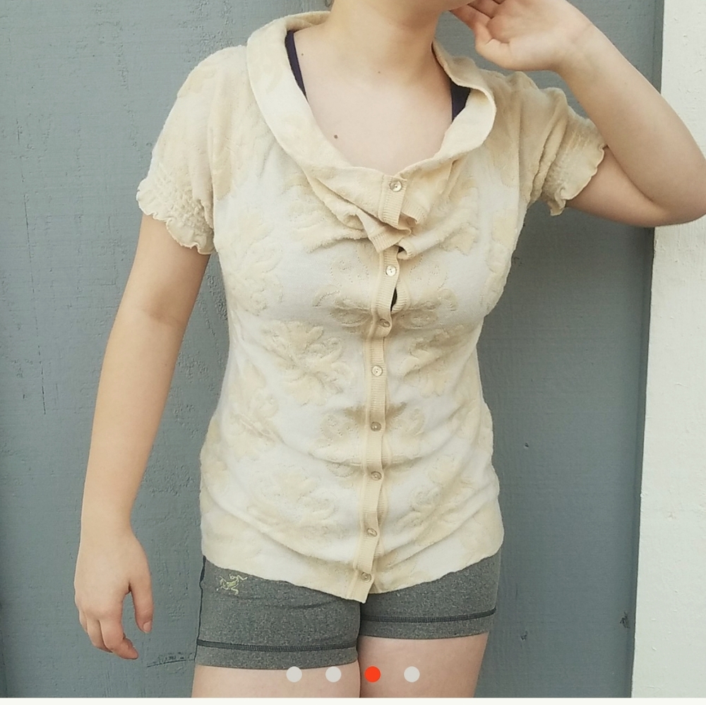 Sparrow by Antropolgie button up sweater